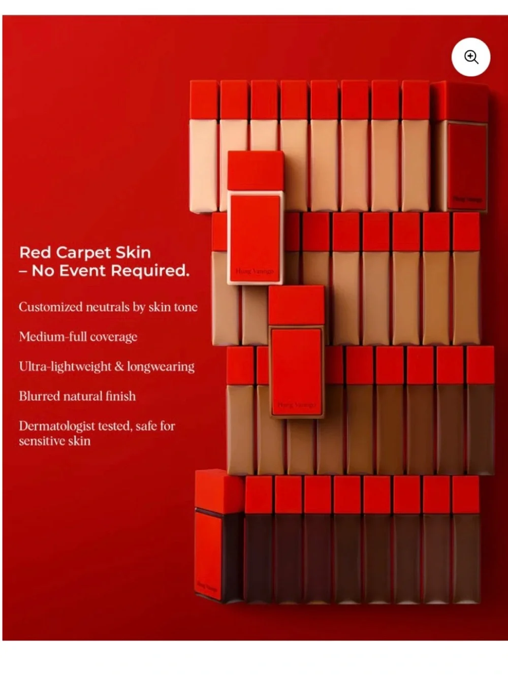 NEW✅HUNG VANNGO Red Carpet Foundation